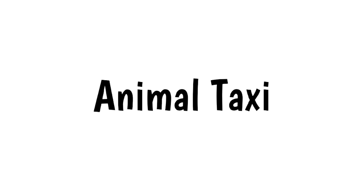 ペットタクシー・動物輸送のWEBメディア Animal Taxi