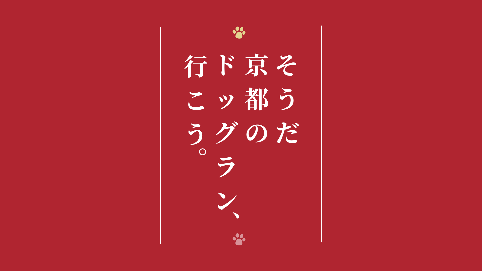 そうだ京都のドッグラン、行こう。【41選】