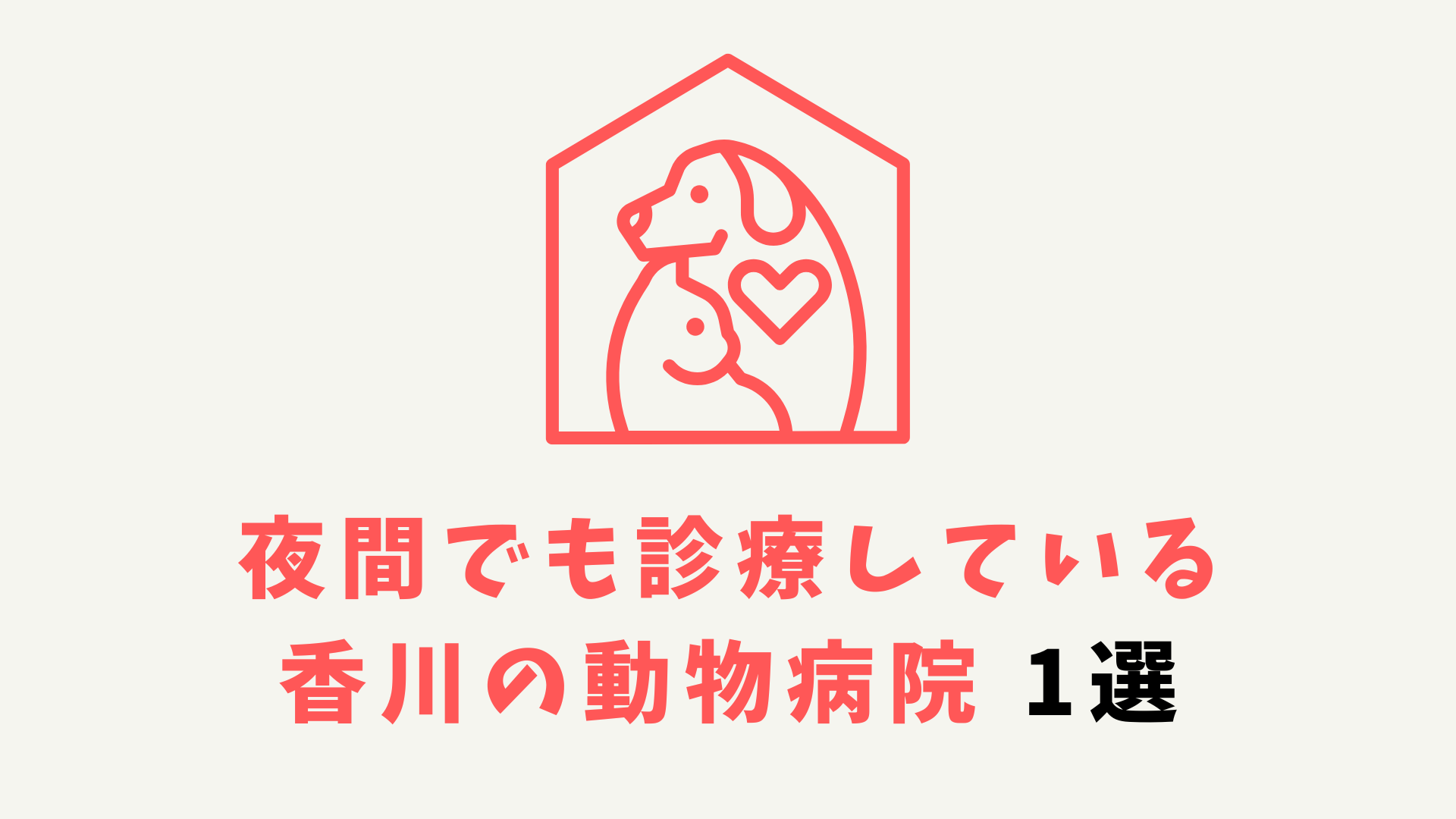香川の夜間救急に対応しているおすすめの動物病院